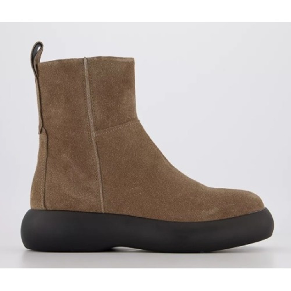 Vagabond Janick Taupe Suede Ankle Mud Boots 9 Chunky Outdoors Workwear Chore